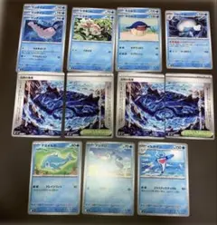 ポケモンカード 水タイプ コモン アワコモン まとめ売り