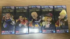 ワンピースワールドコレクタブルフィギュア　5種セット