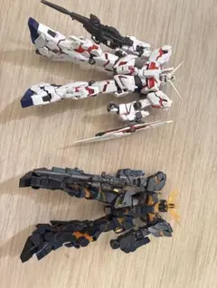 【ジャンク】RG 1/144 ユニコーンガンダム、バンシィノルン セット