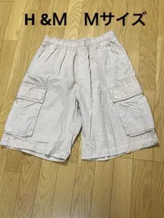 H&M Loose Fit カーゴショートパンツ ベージュ XSのサムネイル