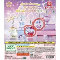 サンリオキャラクターズ クリスタル めじるしアクセサリー 2個 キティ マイメロ