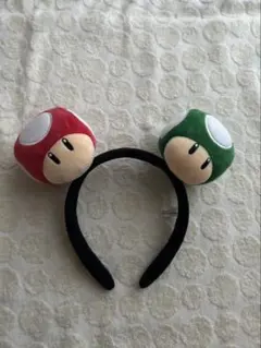 スーパーキノコ/1UPキノコ カチューシャ