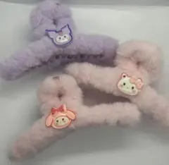 クロミ　マイメロ　キティ　髪留め三点セット