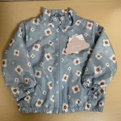 花柄水色ジャケット 90サイズ