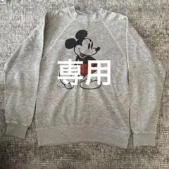 70s～80s USA製 ミッキーマウス ヴィンテージ スウェットトレーナー
