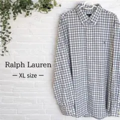 【ラルフローレン】シャツ XL ビッグサイズ メンズ 長袖 チェック 秋