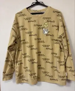 【UNIQLO】PEANUTS ベージュ フリース トレーナー　XL