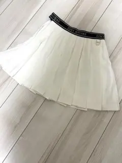 EIMY ISTOIRE ホワイトプリーツスカート