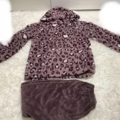 GU ヒョウ柄パジャマ (着画あり)