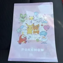 ポケモン　ポケットモンスター　ナムコ　namco クリアファイル　ピカチュウ
