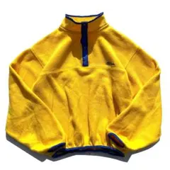 【90s】L.L.Bean スナップT フリースジャケット レモンイエロー