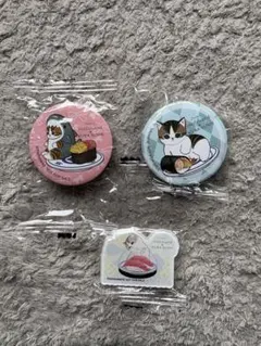 くら寿司　mofusand 缶バッジ　アクリルステッカー