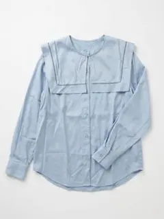 ライトブルー 長袖シャツ