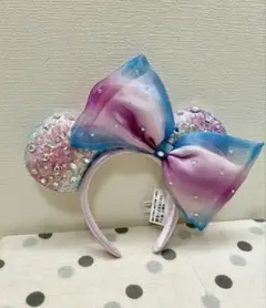 香港ディズニー　20周年　カチューシャ　ミニー