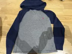 キッズ　ポロラルフローレン 薄手パーカー　130〜140cmくらい 中古