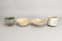 未使用】【志陶房】長浜太志 鉢 碗 小皿 ドット柄 水玉柄 6点セット