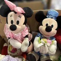 最終値下げ！ミッキー ミニー ウェディングドール ぬいぐるみ