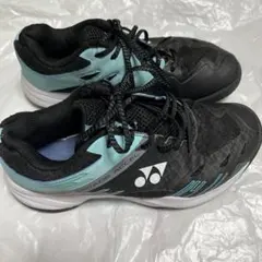 【美品】YONEX バドミントンシューズ CASCADE ACCEL 24.5のサムネイル