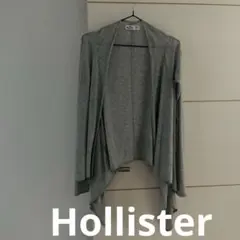 Hollister ホリスター ドレープ カーディガン グレー XS/S
