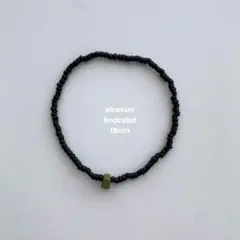 581 ハンドメイド ビーズブレスレット 天然石ブレスレット