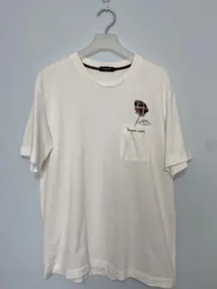 ◆BLACK LABEL CRESTBRIDGE◆白のポケット付きTシャツ◆Lのサムネイル