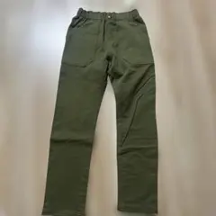 新品　hushush カーキパンツ130