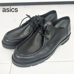 極美品❗️texcy luxe ASICS TU-8018 ビジネスシューズ　黒