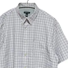 VAN HEUSEN 半袖シャツ L チェック柄 a10b57