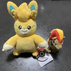 ポケモン ぬいぐるみ パモット カエンジシ（メスのすがた）セット