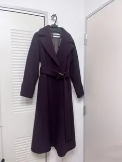 エメルリファインズ EMMEL REFINES ベルテッド フレア ロングコート