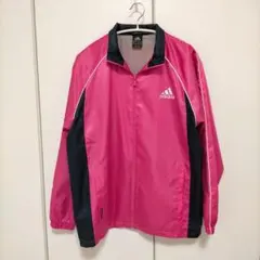 アディダス ジャケット【160】ジャージ上　ピンク　女の子　キッズ