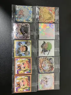 ワンピース ウエハースシール 第一弾 金ルフィ、ニカホロ等 まとめ売り