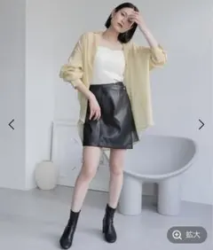 LOWRYSFARM シアーシャツロングスリーブ イエロー