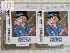 ONE PIECE ワンピース フォトカード&ステッカー サボ ①