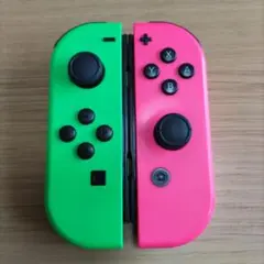 ニンテンドー　スイッチ　ジョイコン　ネオングリーン(L)/ネオンピンク(R)