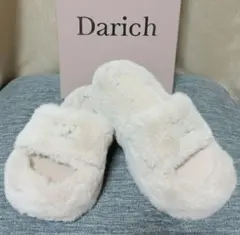 darich ダーリッチ プラットフォームファーサンダル ベージュのサムネイル