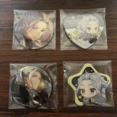 あんスタ 乱凪砂 缶バッジ フィーチャー アニカフェ ポートレート 4点セット