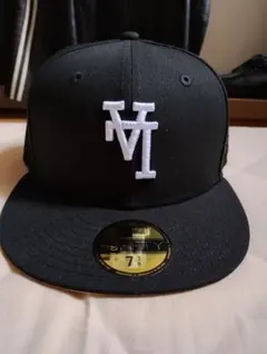 NEWERA 59FIFTY LA 逆ロゴ ブラック 7 3/8 極美品
