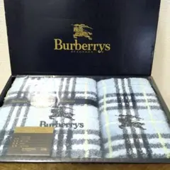 バーバリー フェイスタオル ウォッシュタオル 2枚セット