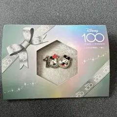 未使用　ディズニー100周年　記念　ピンバッジ　ミッキー　ミニー　Disney
