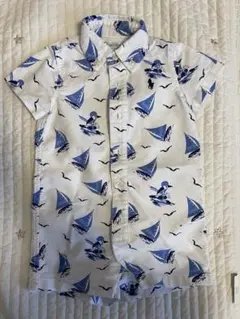 美品⭐︎ラルフローレン　ポロベア柄半袖ロンパース6M 60cm