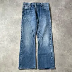 リーバイス517 Levis W33 フレアデニム 青 ボトム 古着 17006
