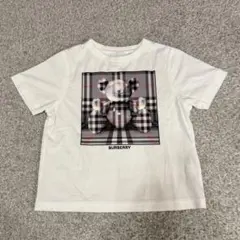 BURBERRY LONDON ベア Tシャツ 白 104cm 4Y チェック