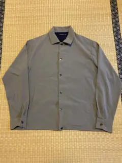 グレー ボタン付きカジュアルジャケット