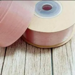 レースリボン チュール ソフトタイプ 1m 薄ピンク