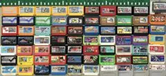 ファミコンソフト66本まとめ売り(バラ売不可) スーファミ4本＆互換機のオマケ付