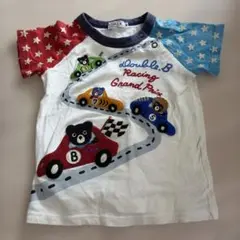 DOUBLE.B レースカーTシャツ 90サイズ