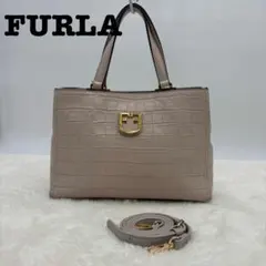 【美品】フルラ　FURLA　トートバッグ　 ショルダー　ベルヴェデーレ　2way
