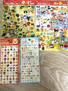 4枚セット　ぺたぺたシール2枚　 ぷっちりシール　プッチもちシール