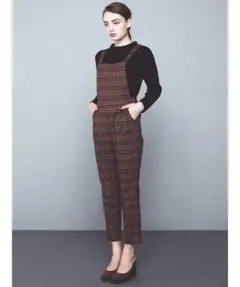 EMODA チェックサロペット